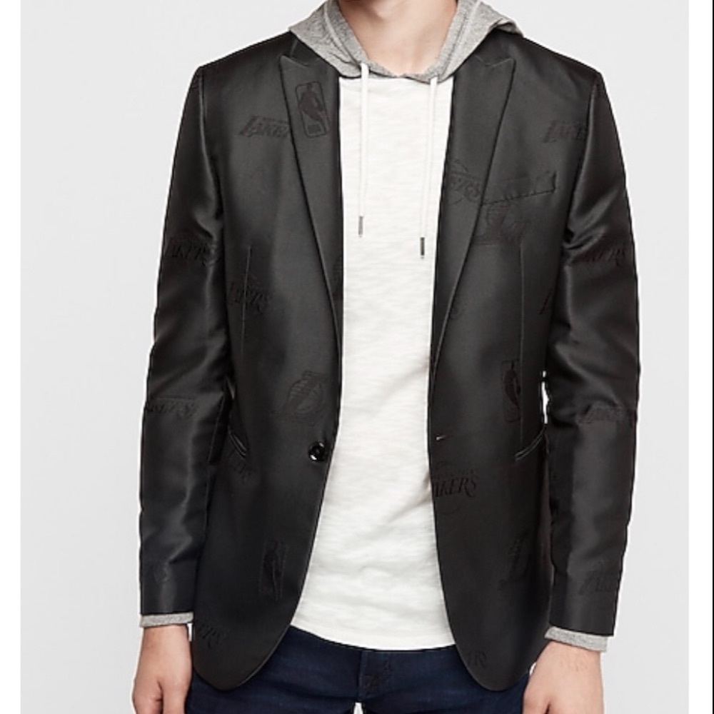 Express Los Angeles Lakers NBA Tuxedo Jacket Sz 40